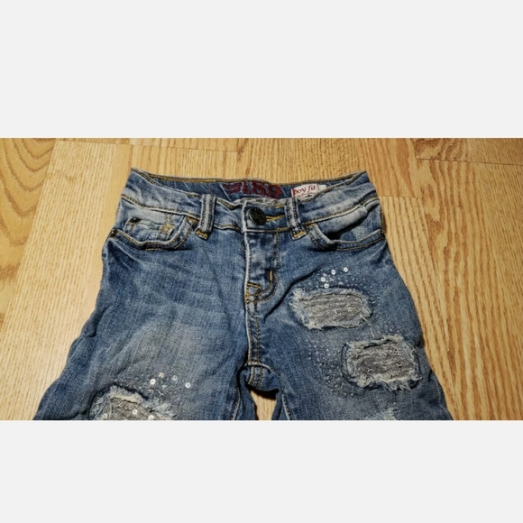 The Children's Place Girls Jeans Size 4 Boy Fit - Picture 2 of 12